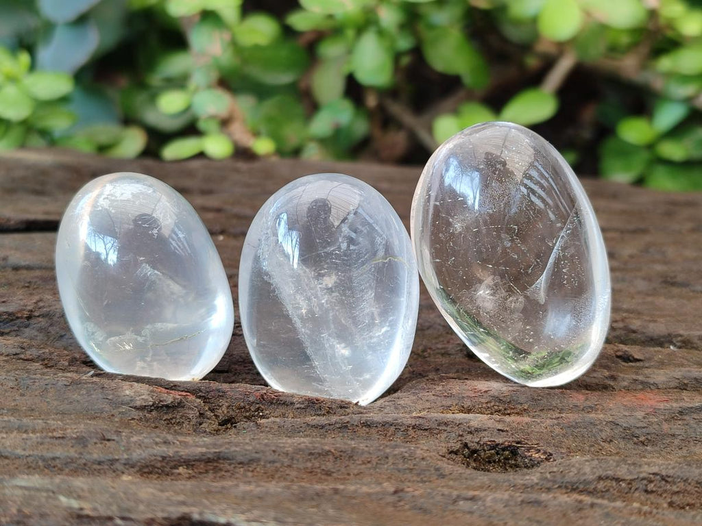 Polished Girasol Pearl Quartz Jewellery Size Galets x 35 From Ambatondrazaka, Madagascar