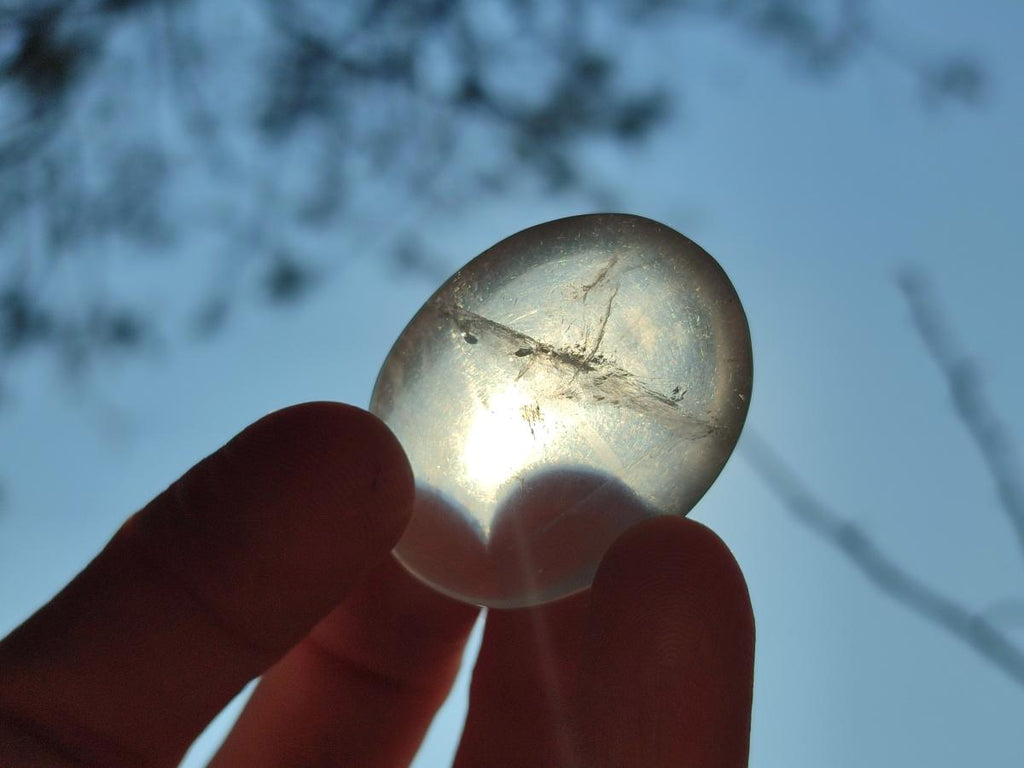 Polished Girasol Pearl Quartz Jewellery Size Galets x 35 From Ambatondrazaka, Madagascar