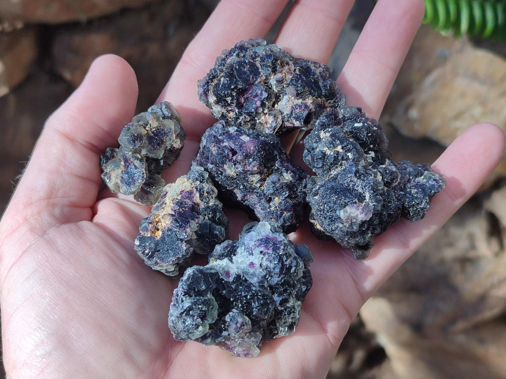 Natural Smokey Fluorite Specimens x 35 From Erongo, Namibia