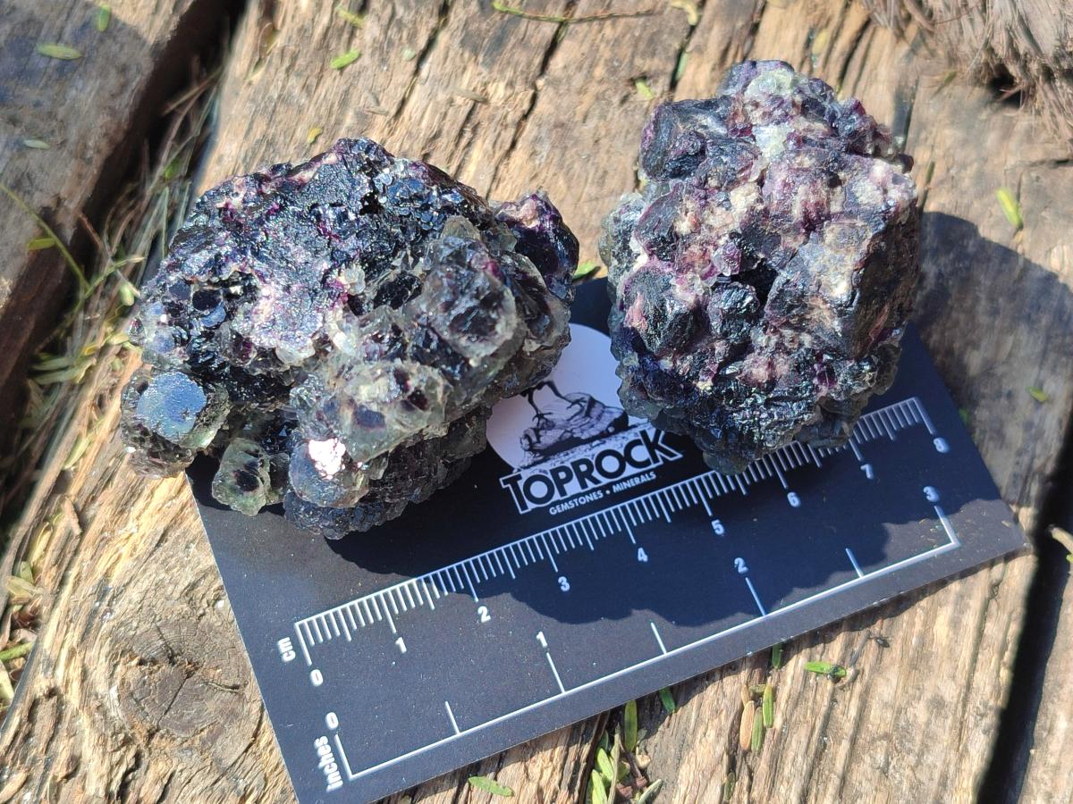 Natural Smokey Fluorite Specimens x 35 From Erongo, Namibia
