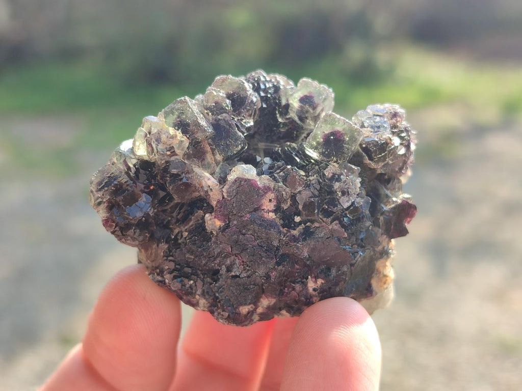 Natural Smokey Fluorite Specimens x 35 From Erongo, Namibia