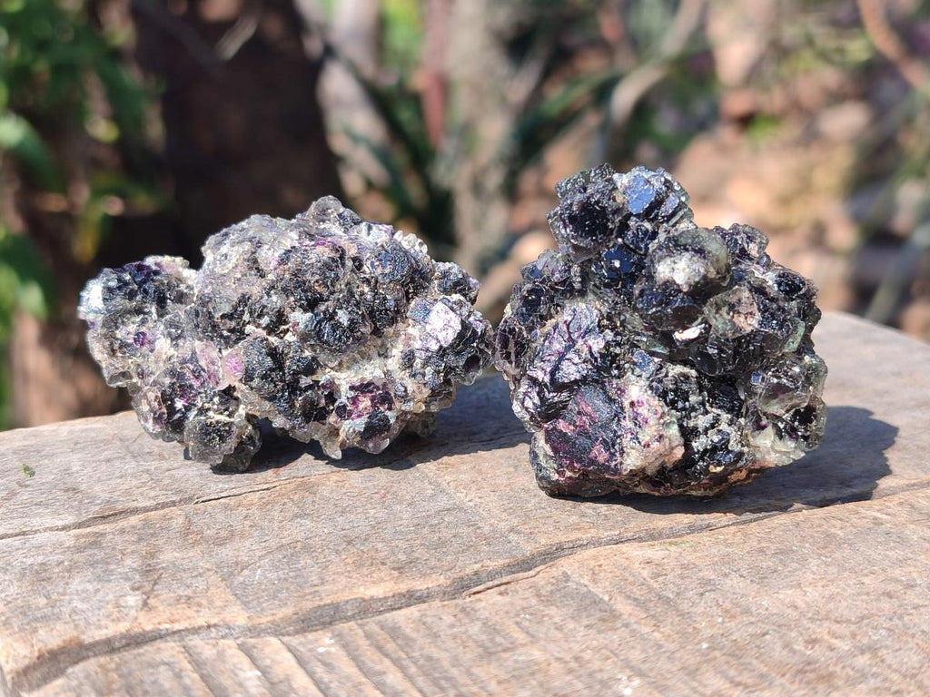 Natural Smokey Fluorite Specimens x 35 From Erongo, Namibia