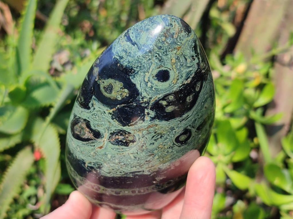 Polished Stromatolite "Kambamba Jasper" Standing Display Pieces x 6 From Katsepy, Madagascar