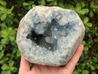 Natural Large Blue Celestite Geode Specimen x 1 From Sakoany, Madagascar