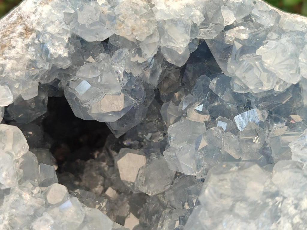 Natural Large Blue Celestite Geode Specimen x 1 From Sakoany, Madagascar