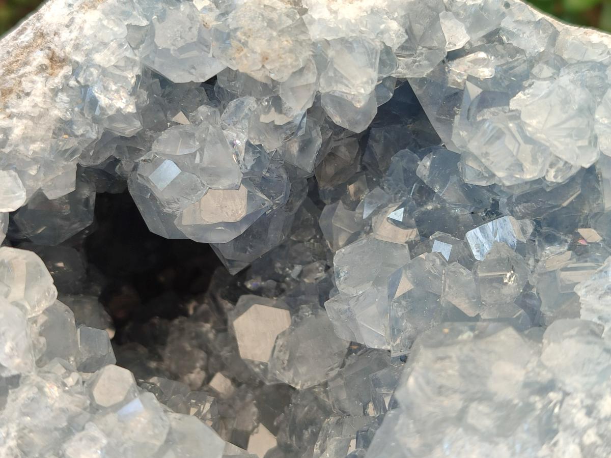 Natural Large Blue Celestite Geode Specimen x 1 From Sakoany, Madagascar