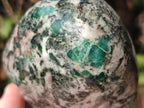 Polished Large Emerald Mica 'Mutokolite' Standing Display Piece x 1 From Mutoko, Zimbabwe