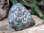 Polished Large Emerald Mica 'Mutokolite' Standing Display Piece x 1 From Mutoko, Zimbabwe