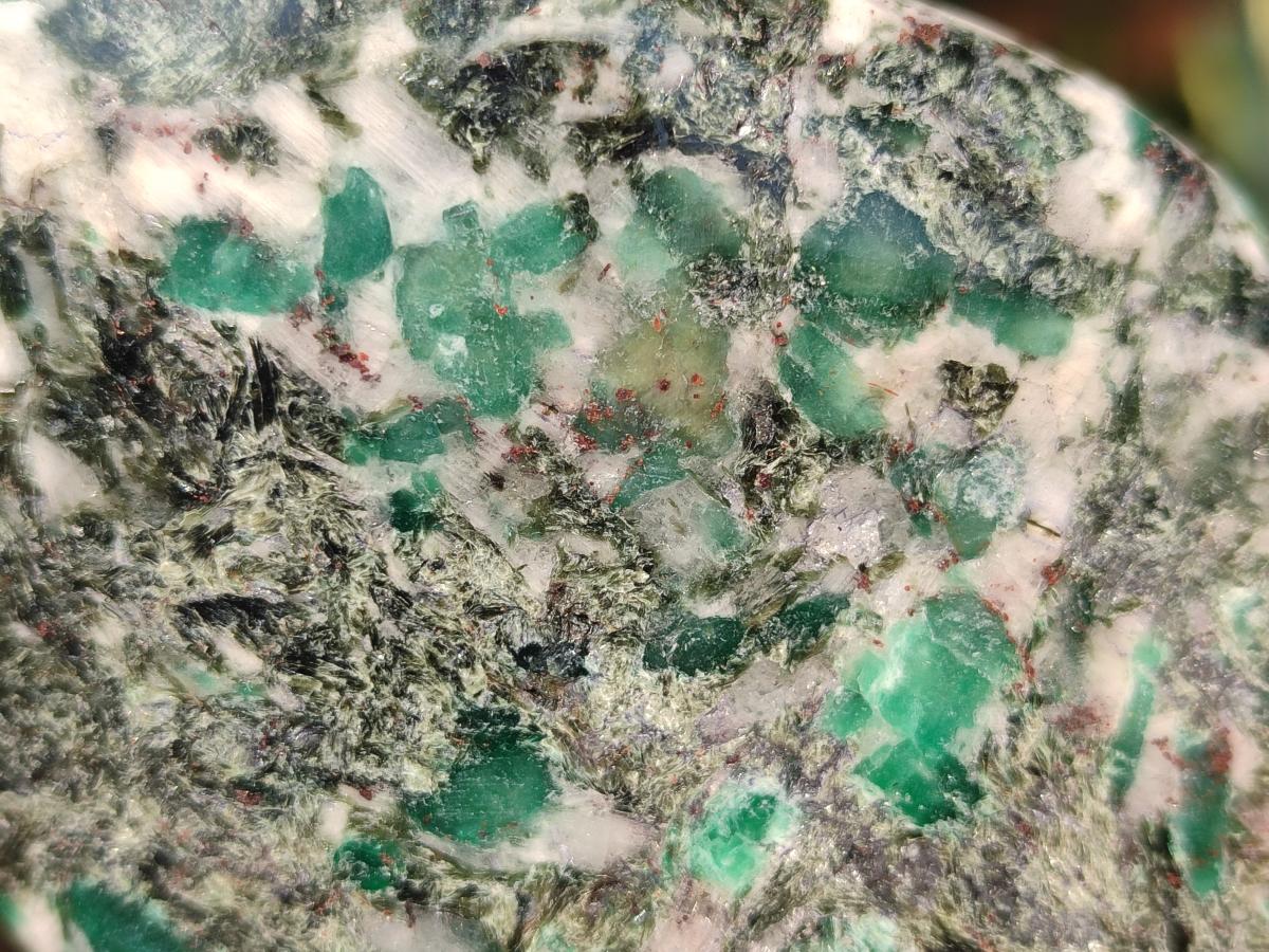 Polished Large Emerald Mica 'Mutokolite' Standing Display Piece x 1 From Mutoko, Zimbabwe