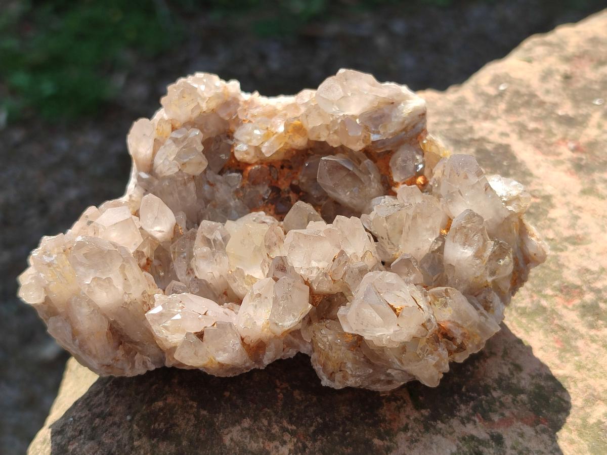 Natural Smokey Quartz Clusters x 9 From Khorixas, Namibia