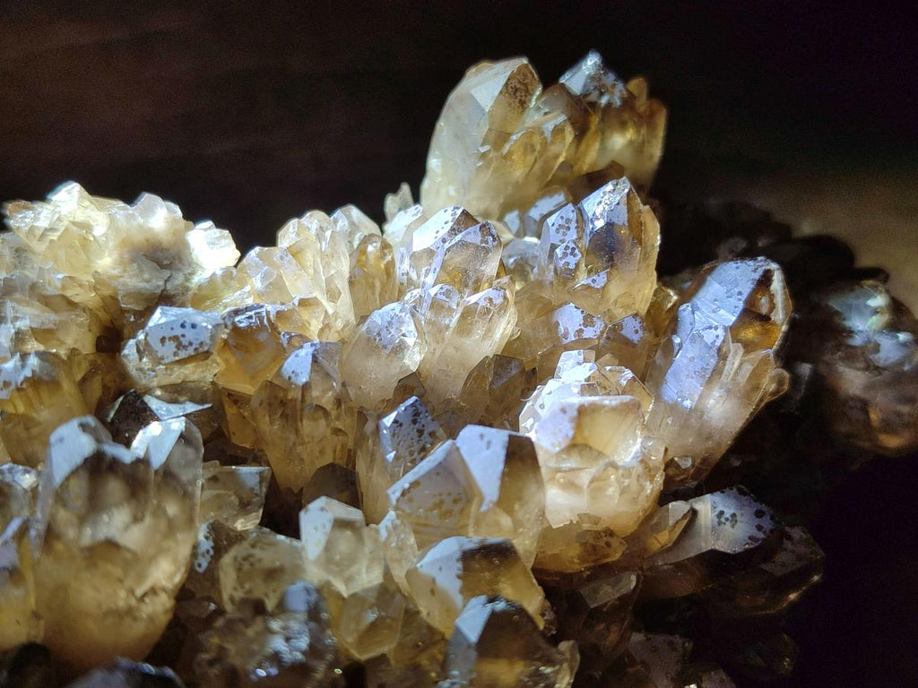 Natural Smokey Quartz Clusters x 9 From Khorixas, Namibia