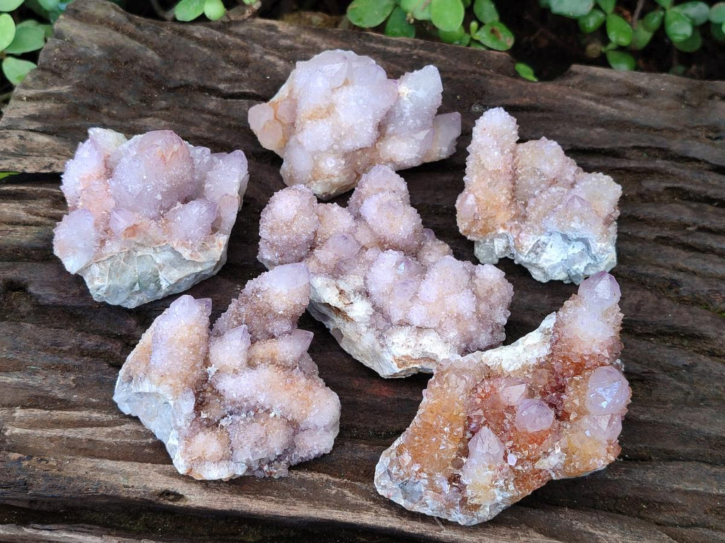 Natural Spirit Amethyst Clusters x 6 From Boekenhouthoek, South Africa