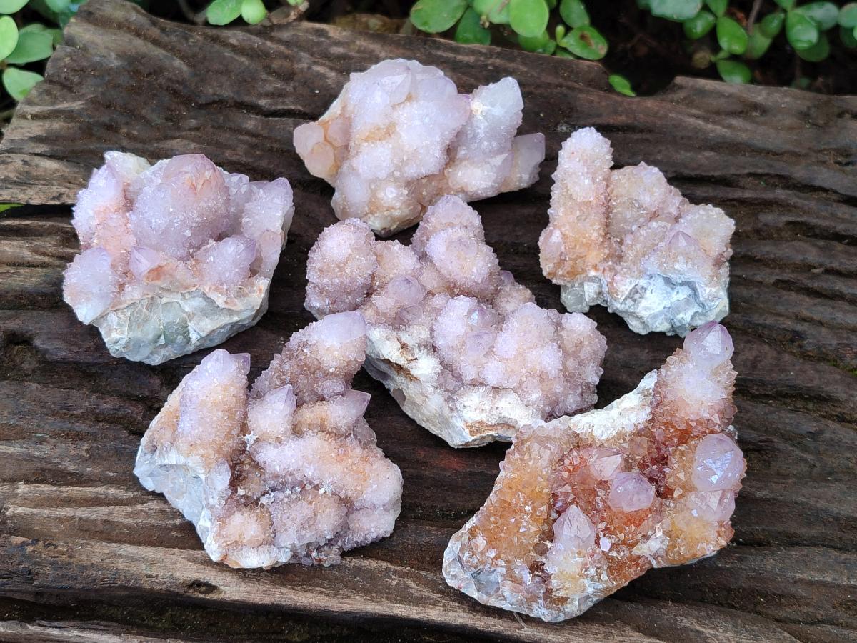 Natural Spirit Amethyst Clusters x 6 From Boekenhouthoek, South Africa