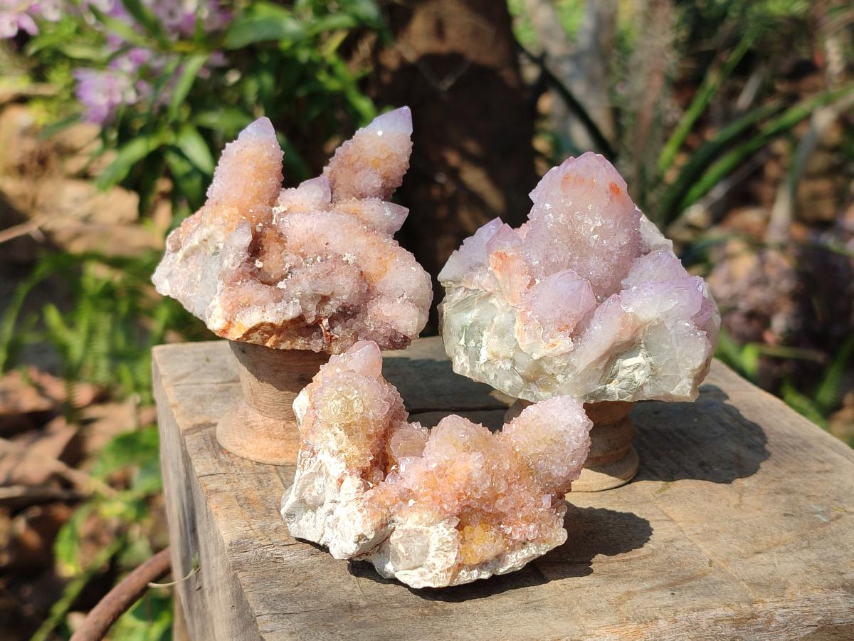 Natural Spirit Amethyst Clusters x 6 From Boekenhouthoek, South Africa