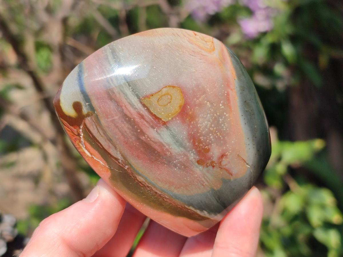 Polished Polychrome Jasper Standing Display Pieces x 6 From Androka, Madagascar - Toprock Gemstones and Minerals 