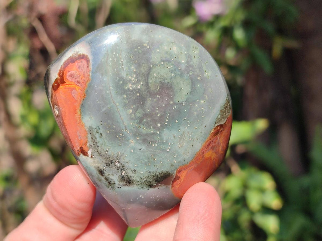 Polished Polychrome Jasper Standing Display Pieces x 6 From Androka, Madagascar - Toprock Gemstones and Minerals 