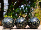 Polished Stromatolite "Kambamba Jasper" Spheres x 12 From Katsepy, Madagascar - Toprock Gemstones and Minerals 