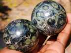 Polished Stromatolite "Kambamba Jasper" Spheres x 12 From Katsepy, Madagascar - Toprock Gemstones and Minerals 