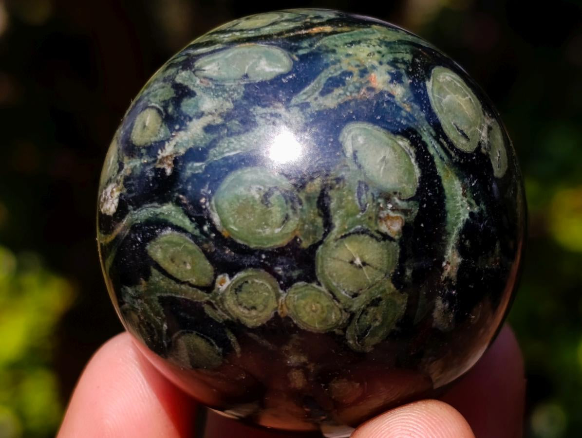 Polished Stromatolite "Kambamba Jasper" Spheres x 12 From Katsepy, Madagascar - Toprock Gemstones and Minerals 