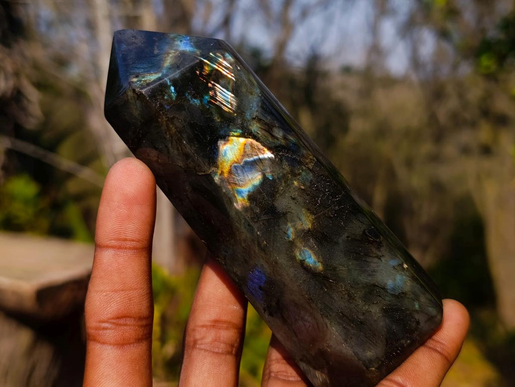 Polished Labradorite Display Crystals x 6 From Madagascar - Toprock Gemstones and Minerals 
