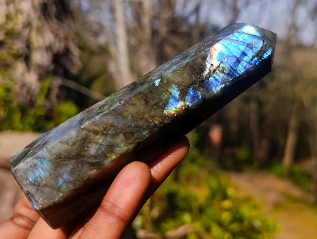 Polished Labradorite Display Crystals x 6 From Madagascar - Toprock Gemstones and Minerals 