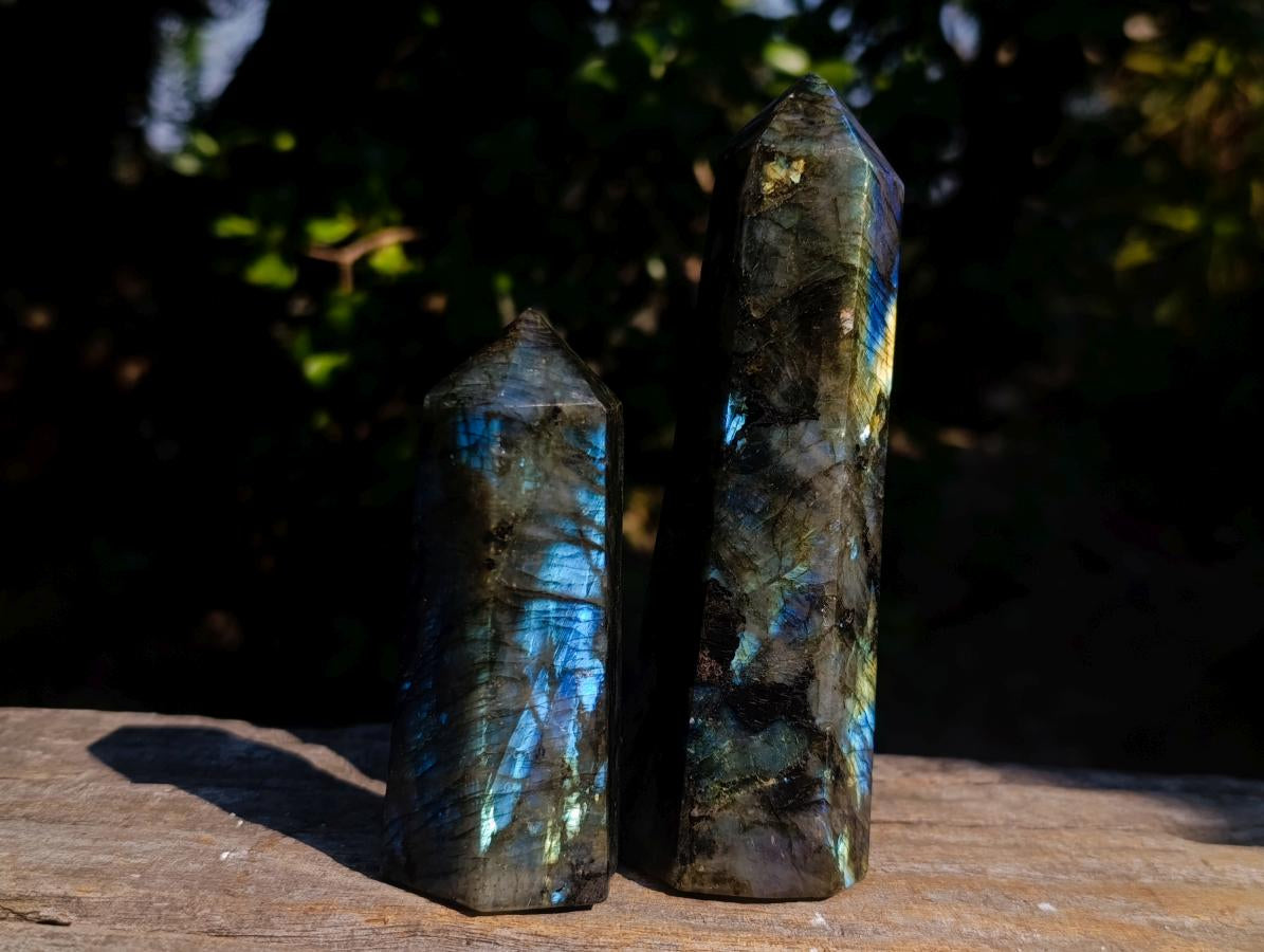 Polished Labradorite Display Crystals x 6 From Madagascar - Toprock Gemstones and Minerals 