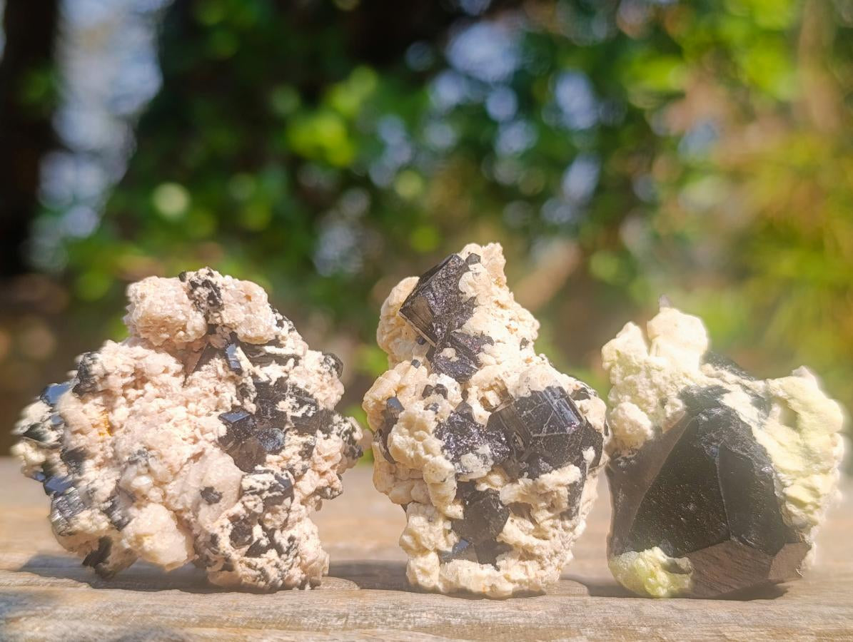 Natural Schorl Black Tourmaline with Associated Minerals x 79 From Erongo, Namibia - Toprock Gemstones and Minerals 