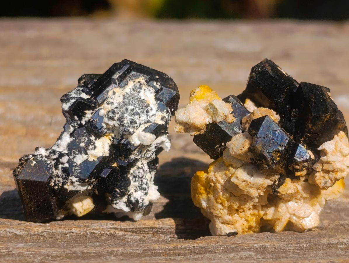 Natural Schorl Black Tourmaline with Associated Minerals x 79 From Erongo, Namibia - Toprock Gemstones and Minerals 