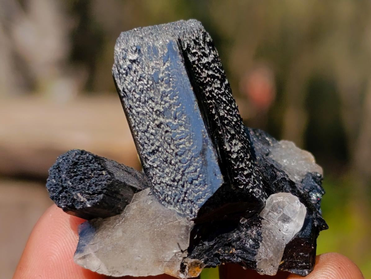 Natural Schorl Black Tourmaline with Associated Minerals x 79 From Erongo, Namibia - Toprock Gemstones and Minerals 