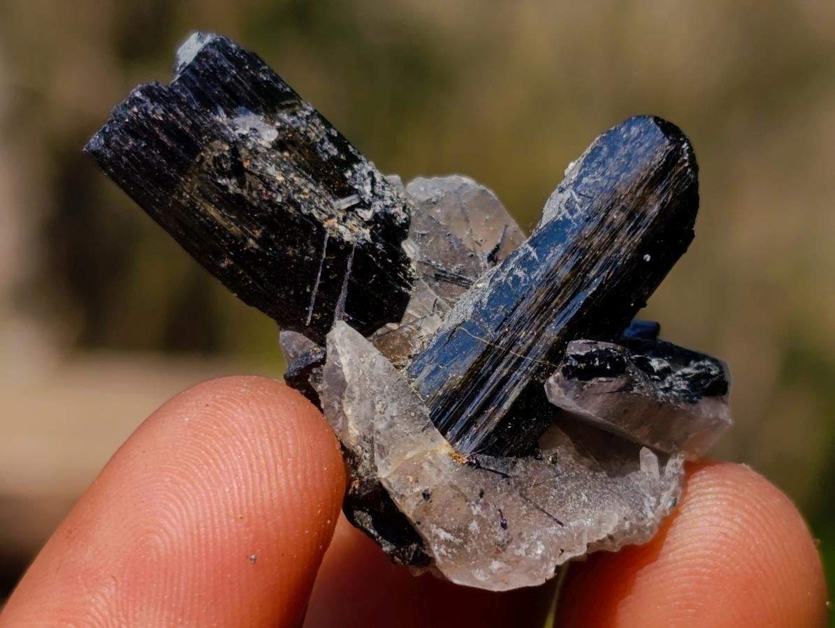 Natural Schorl Black Tourmaline with Associated Minerals x 79 From Erongo, Namibia - Toprock Gemstones and Minerals 