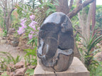 Polished and Natural Large Septerye Sauvage "Dragons Egg" Standing Display Piece x 1 From Mahajanga, Madagascar - Toprock Gemstones and Minerals 