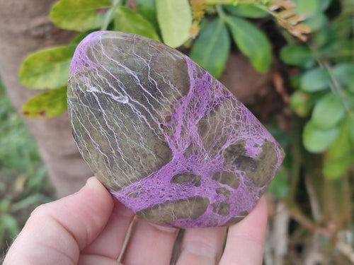 Polished Stichtite Standing Display Pieces x 4 From Barberton, South Africa - Toprock Gemstones and Minerals 