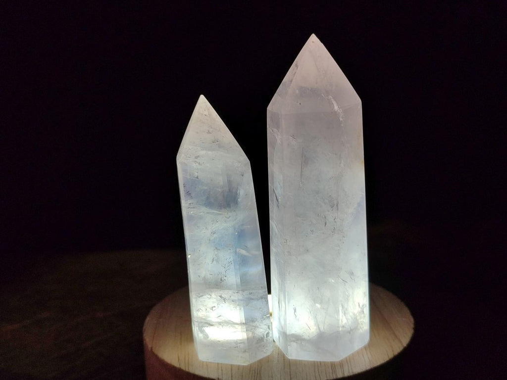 Polished Gemmy Rose Quartz Crystals x 15 From Madagascar - Toprock Gemstones and Minerals 