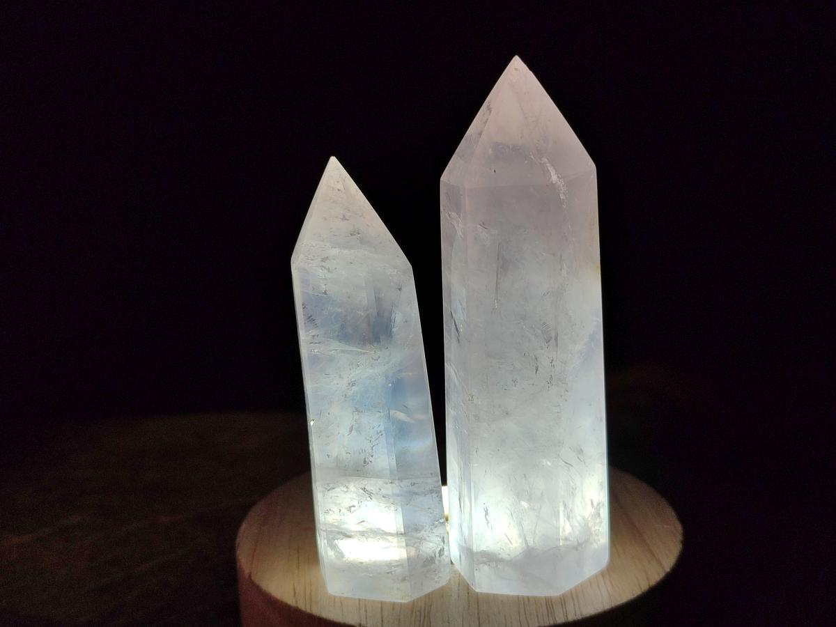 Polished Gemmy Rose Quartz Crystals x 15 From Madagascar - Toprock Gemstones and Minerals 