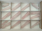 Polished Gemmy Rose Quartz Crystals x 15 From Madagascar - Toprock Gemstones and Minerals 