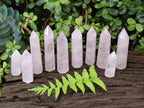 Polished Gemmy Rose Quartz Crystals x 15 From Madagascar - Toprock Gemstones and Minerals 