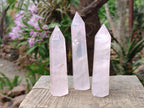 Polished Gemmy Rose Quartz Crystals x 15 From Madagascar - Toprock Gemstones and Minerals 