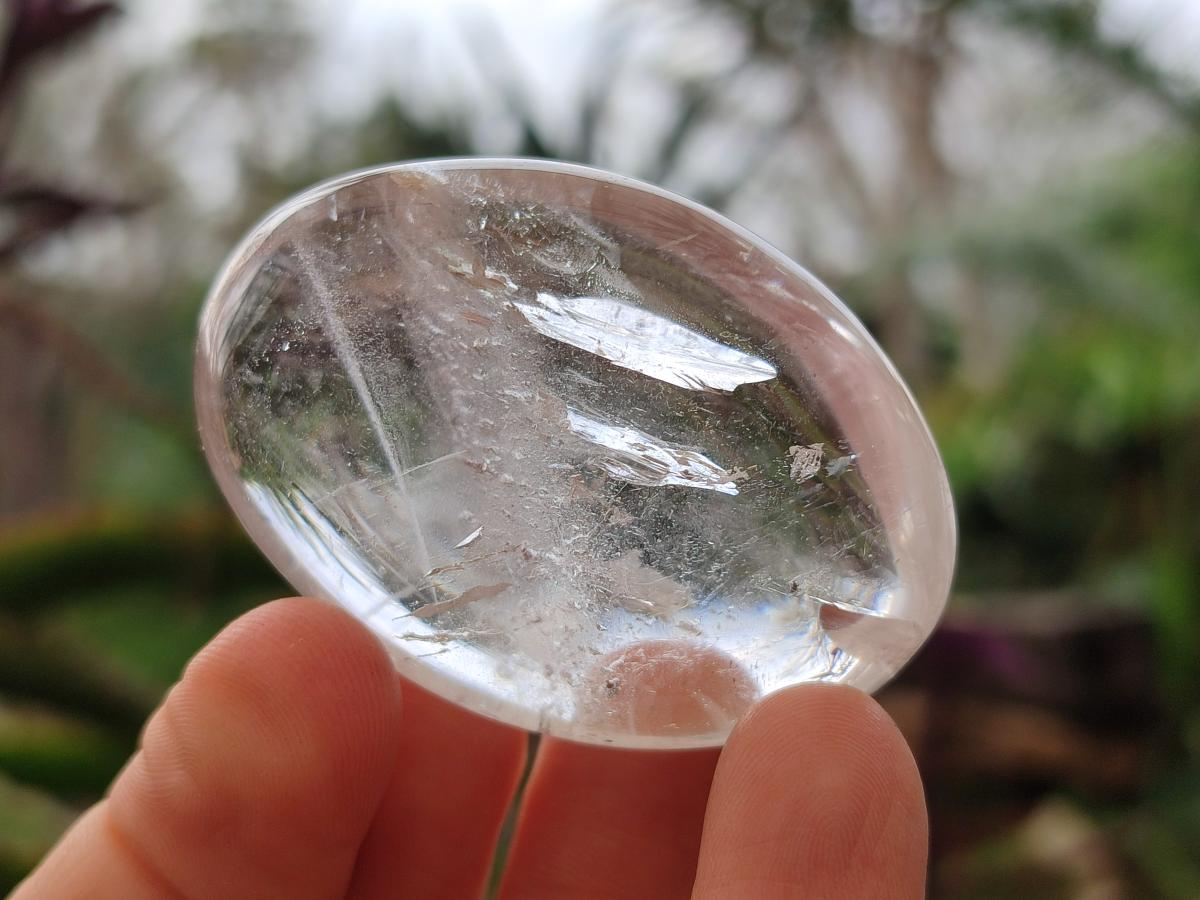 Polished Rock Crystal Galets x 24 From Amoron’i Mania, Madagascar - Toprock Gemstones and Minerals 