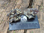 Natural Smokey Fluorite Specimens with Yellow Muscovite Mica x 35 From Erongo, Namibia - Toprock Gemstones and Minerals 