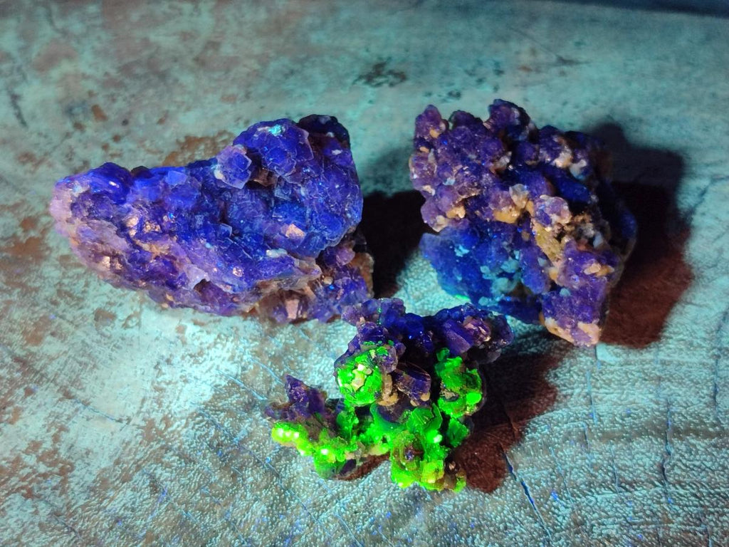 Natural Smokey Fluorite Specimens with Yellow Muscovite Mica x 35 From Erongo, Namibia - Toprock Gemstones and Minerals 