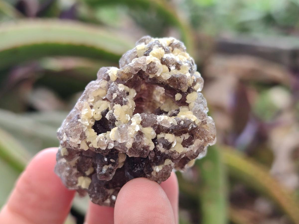 Natural Smokey Fluorite Specimens with Yellow Muscovite Mica x 35 From Erongo, Namibia - Toprock Gemstones and Minerals 