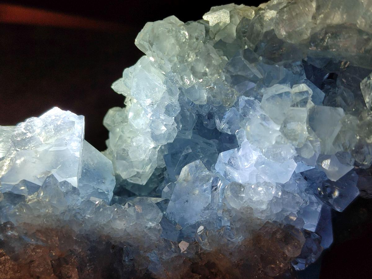 Natural Large Blue Celestite Specimen x 1 From Sakoany, Madagascar - Toprock Gemstones and Minerals 