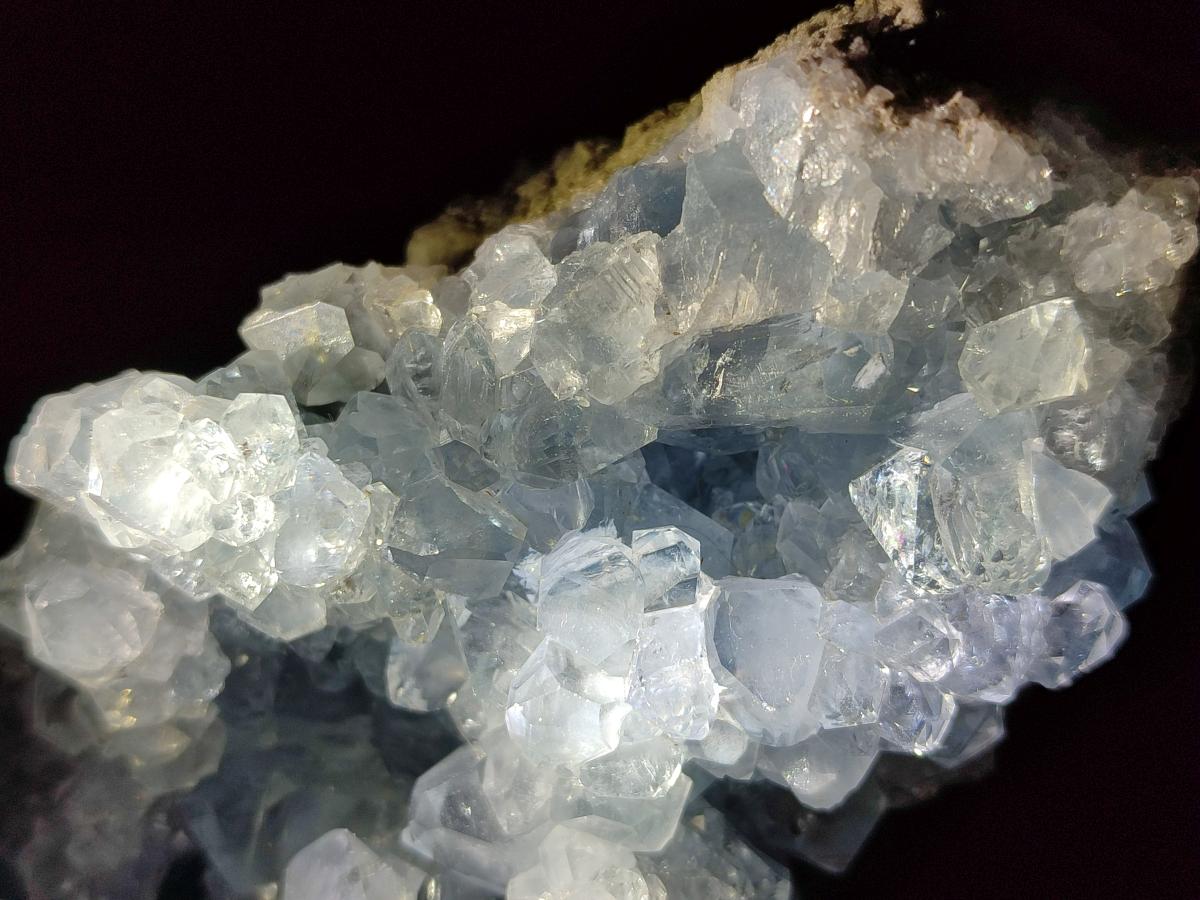Natural Large Blue Celestite Specimen x 1 From Sakoany, Madagascar - Toprock Gemstones and Minerals 