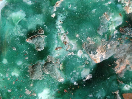 Polished One Side Large Mtorolite Chrysoprase Slice x 1 From Mutorashanga, Zimbabwe - Toprock Gemstones and Minerals 