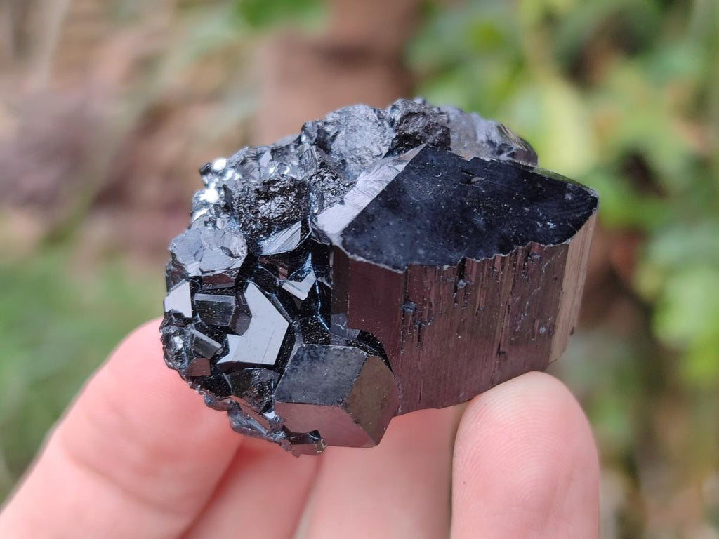 Natural Schorl Black Tourmaline Specimens x 12 From Erongo, Namibia - Toprock Gemstones and Minerals 