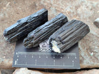 Natural Schorl Black Tourmaline Specimens x 12 From Erongo, Namibia - Toprock Gemstones and Minerals 