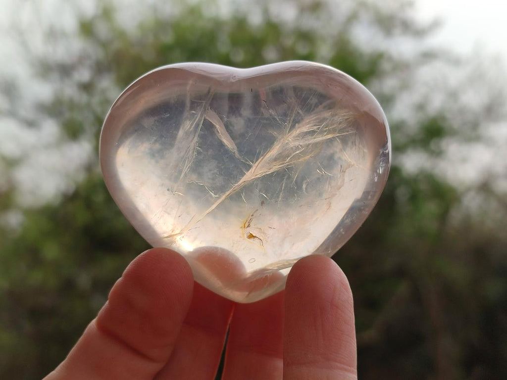 Polished Mix of Mineral Gemstone Hearts x 12 From Madagascar - Toprock Gemstones and Minerals 