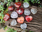 Polished Mix of Mineral Gemstone Hearts x 12 From Madagascar - Toprock Gemstones and Minerals 