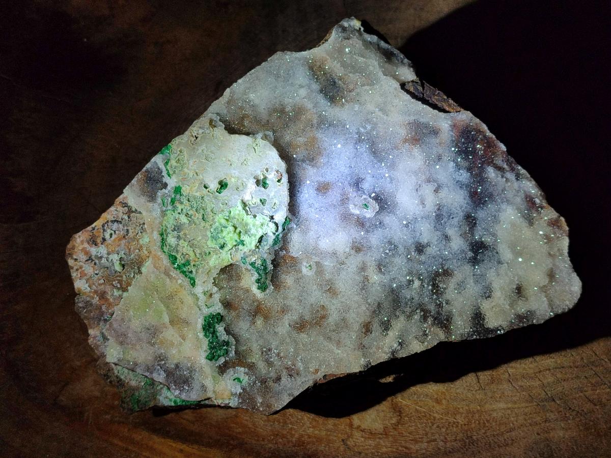 Natural Large Drusy Coated Dolomite Specimen with Malachite and Dufftite x 1 From Lupoto Mine, Congo - Toprock Gemstones and Minerals 