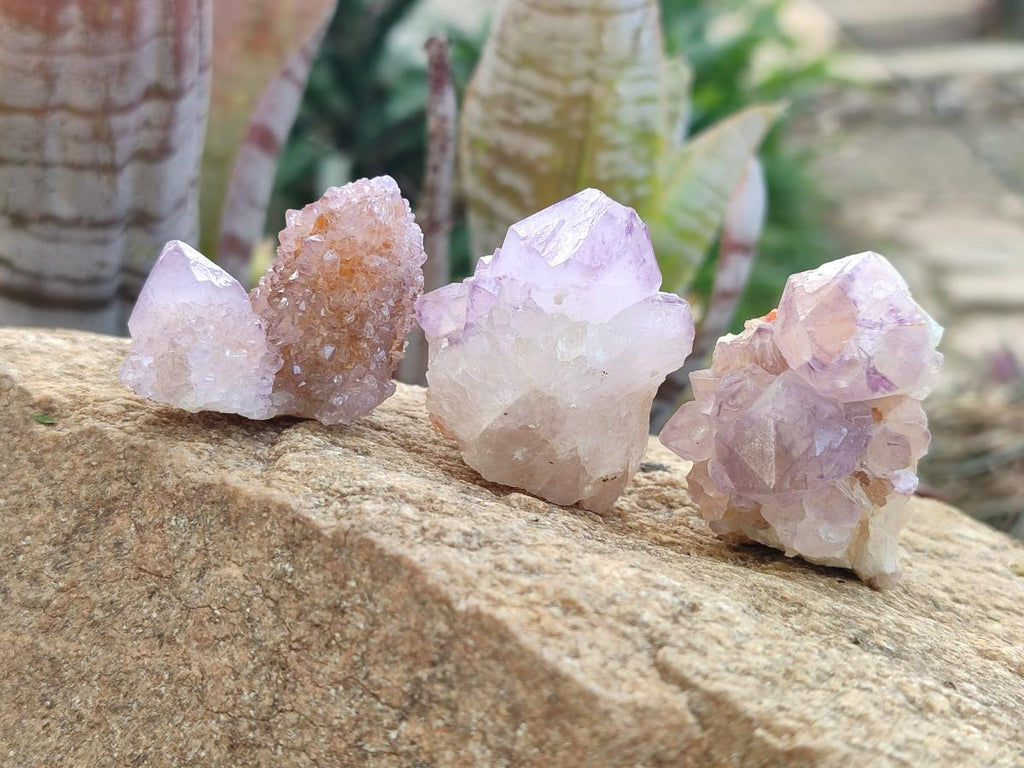 Natural Small Spirit Amethyst Crystals and Clusters x 35 From Boekenhouthoek, South Africa - Toprock Gemstones and Minerals 